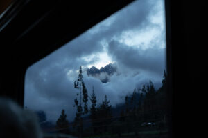 Finestra treno Ollantaytambo